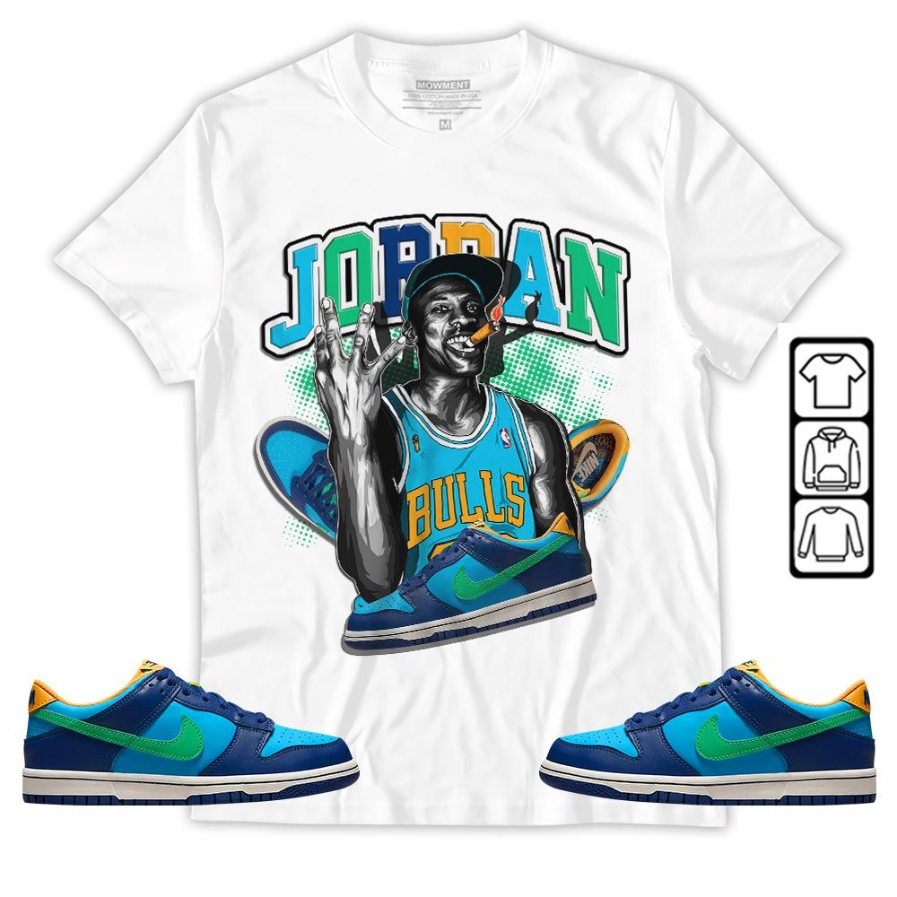Jordan 23M Sneaker Shirt Match Dunk Low GS Kyrie, Dunk Low GS Electric Algae MKO T-Shirt Jordan 23M Sneaker Shirt Match Dunk Low GS Kyrie, Dunk Low GS Electric Algae MKO T-Shirt
