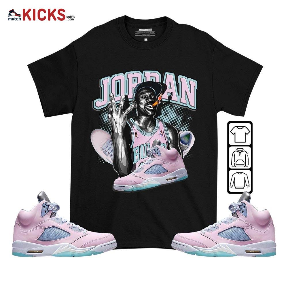 Jordan 23M Sneaker Shirt Match Easter 5s, Jordan 5 Retro Easter MKO T-Shirt