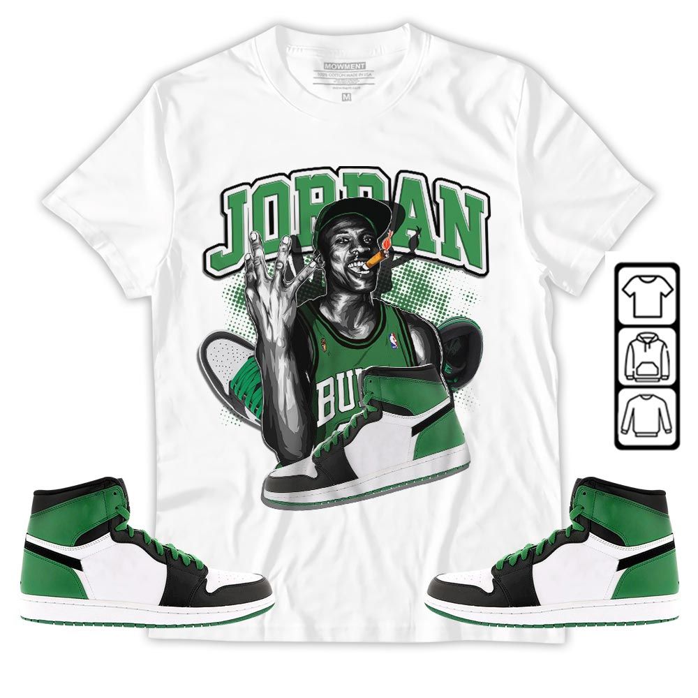 Jordan 23M Sneaker Shirt Match OG Celtics 1s, Jordan 1 High OG Celtics MKO T-Shirt Jordan 23M Sneaker Shirt Match OG Celtics 1s, Jordan 1 High OG Celtics MKO T-Shirt