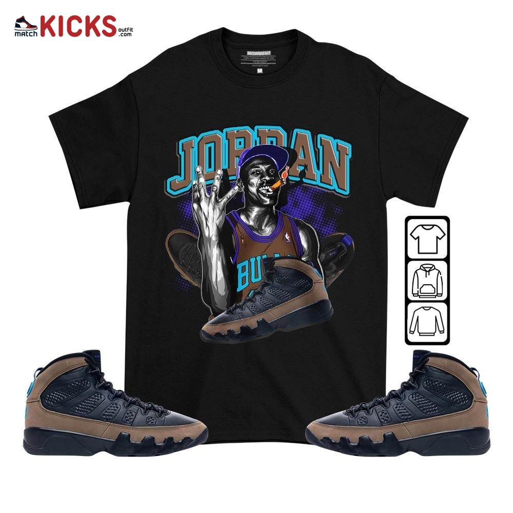 Jordan 23M Sneaker Shirt Match Olive Concord 9s, Jordan 9 Olive Concord MKO T-Shirt
