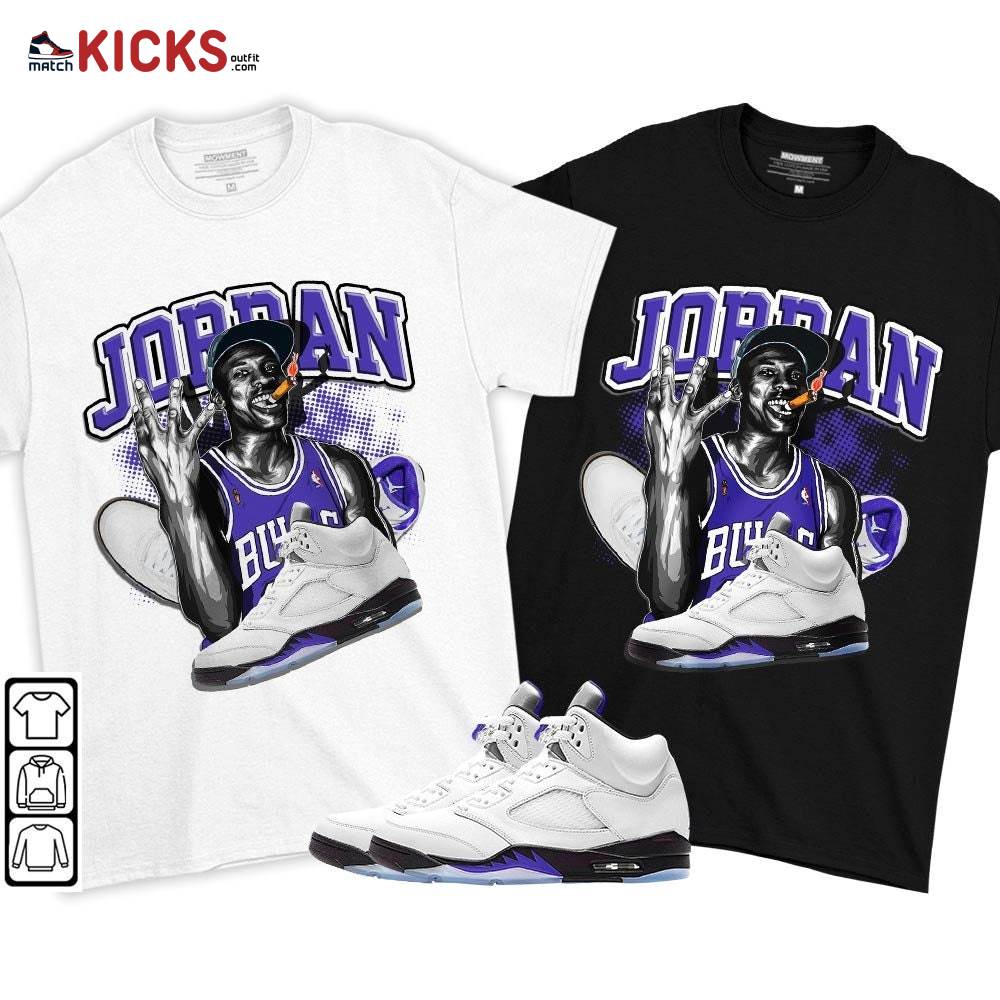 Jordan 23M Sneaker Shirt Match Retro Concord 5s, Jordan 5 Retro Concord MKO T-Shirt Jordan 23M Sneaker Shirt Match Retro Concord 5s, Jordan 5 Retro Concord MKO T-Shirt