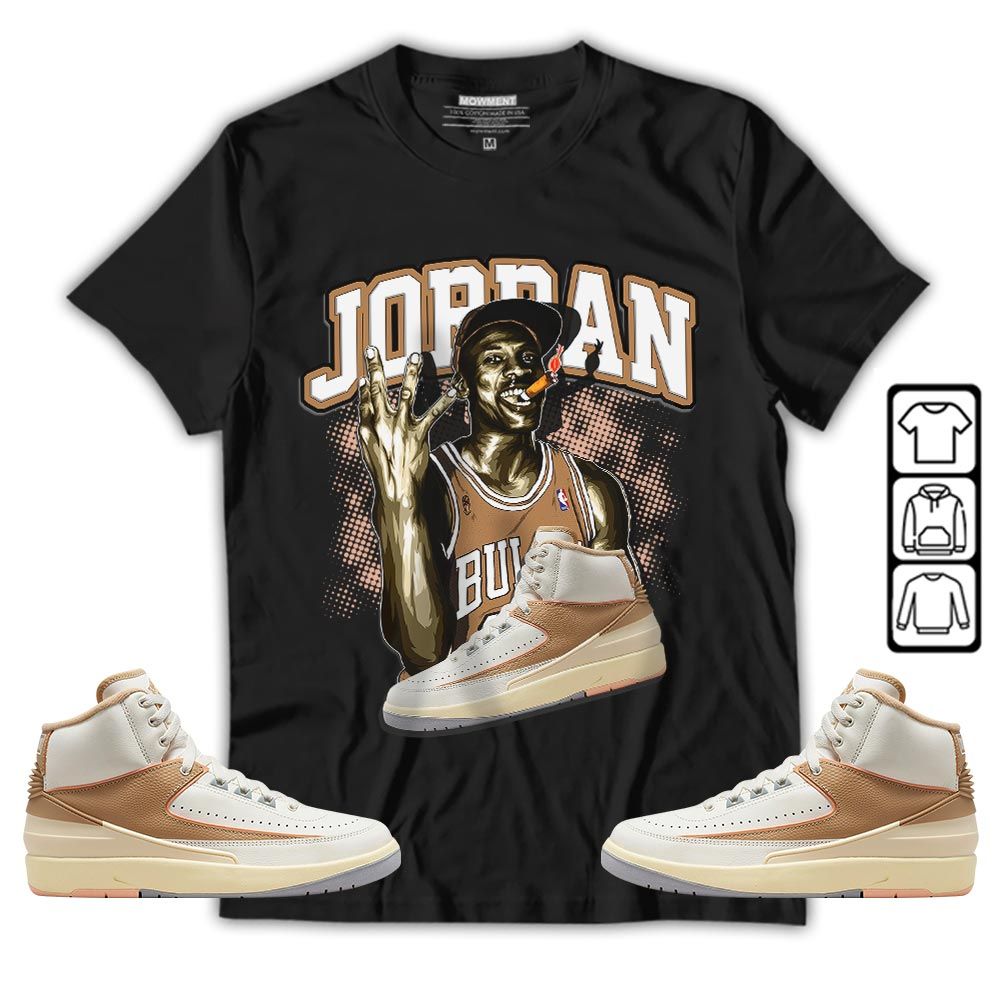 Jordan 23M Sneaker Shirt Match Retro Craft 2s, Jordan 2 Craft MKO T-Shirt