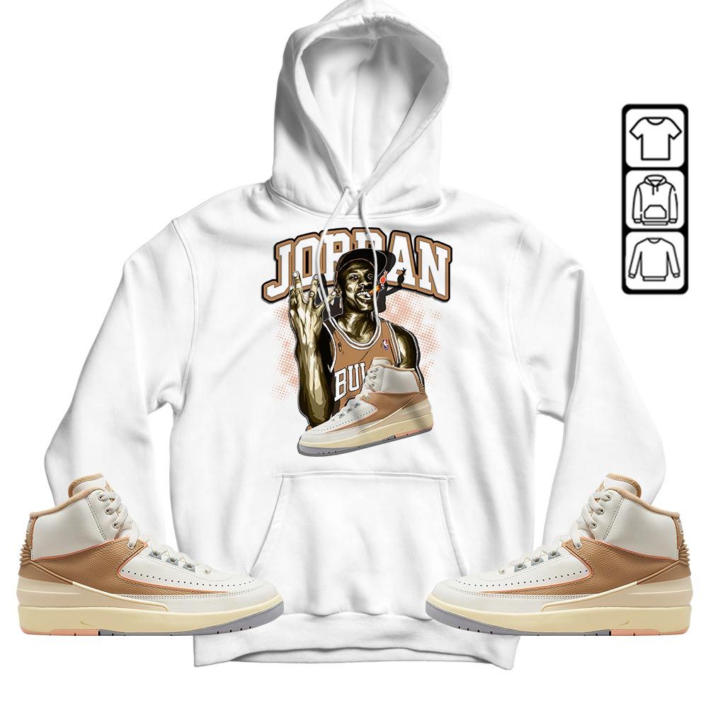 Jordan 23M Sneaker Shirt Match Retro Craft 2s, Jordan 2 Craft MKO T-Shirt