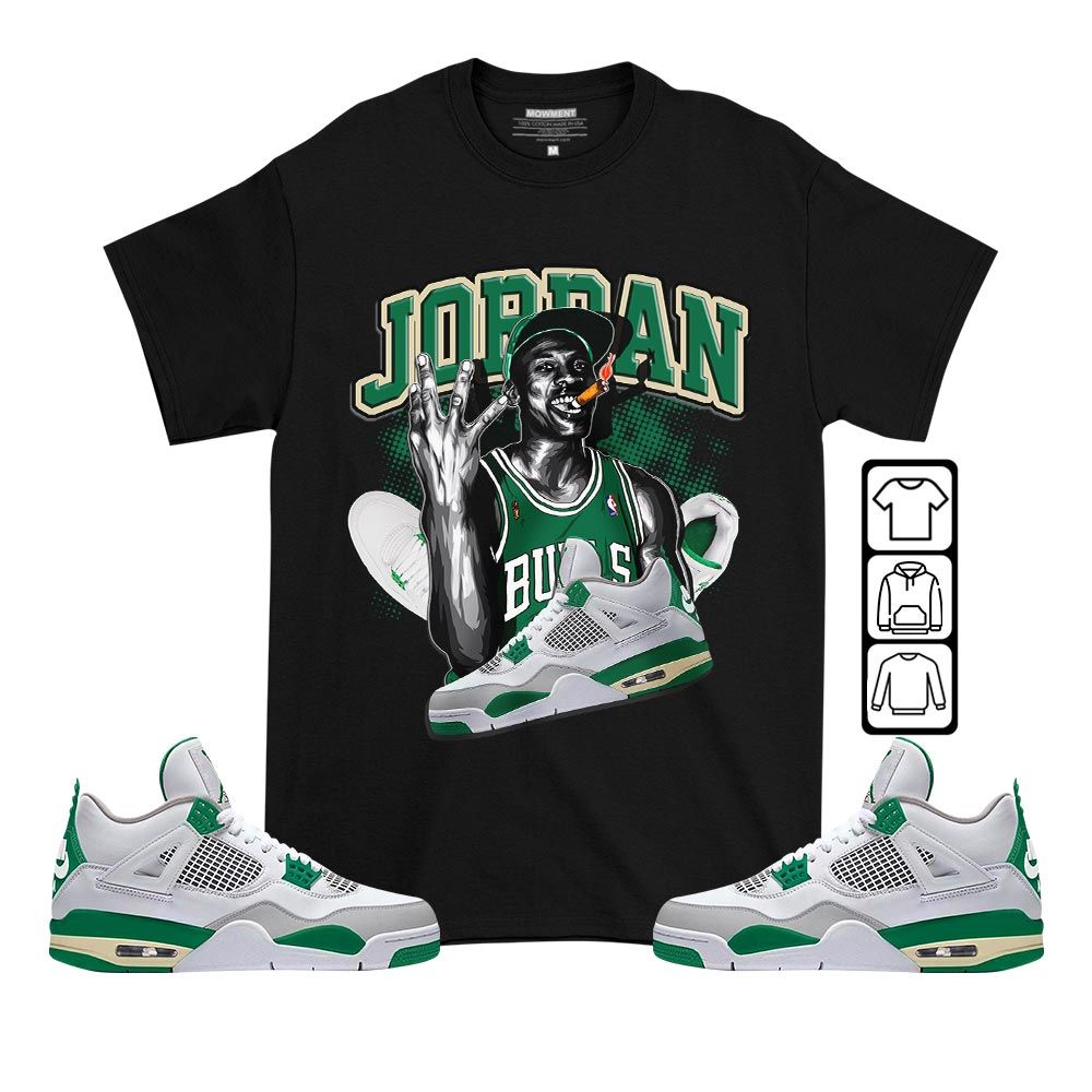 Jordan 23M Sneaker Shirt Match Retro Pine Green 4s, Jordan 4 Pine Green MKO T-Shirt Jordan 23M Sneaker Shirt Match Retro Pine Green 4s, Jordan 4 Pine Green MKO T-Shirt