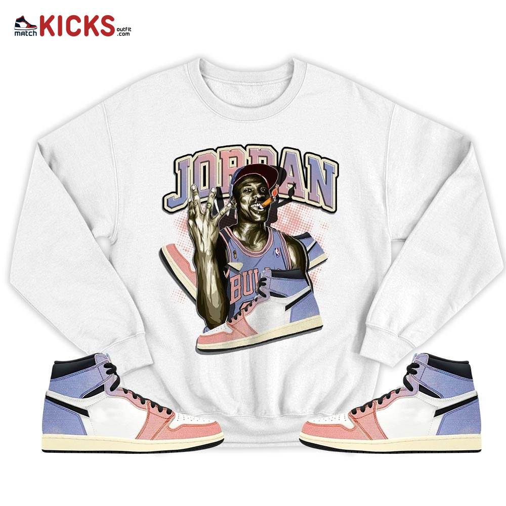 Jordan 23M Sneaker Shirt Match Retro Skyline 1s, Jordan 1 High OG Skyline MKO T-Shirt Jordan 23M Sneaker Shirt Match Retro Skyline 1s, Jordan 1 High OG Skyline MKO T-Shirt