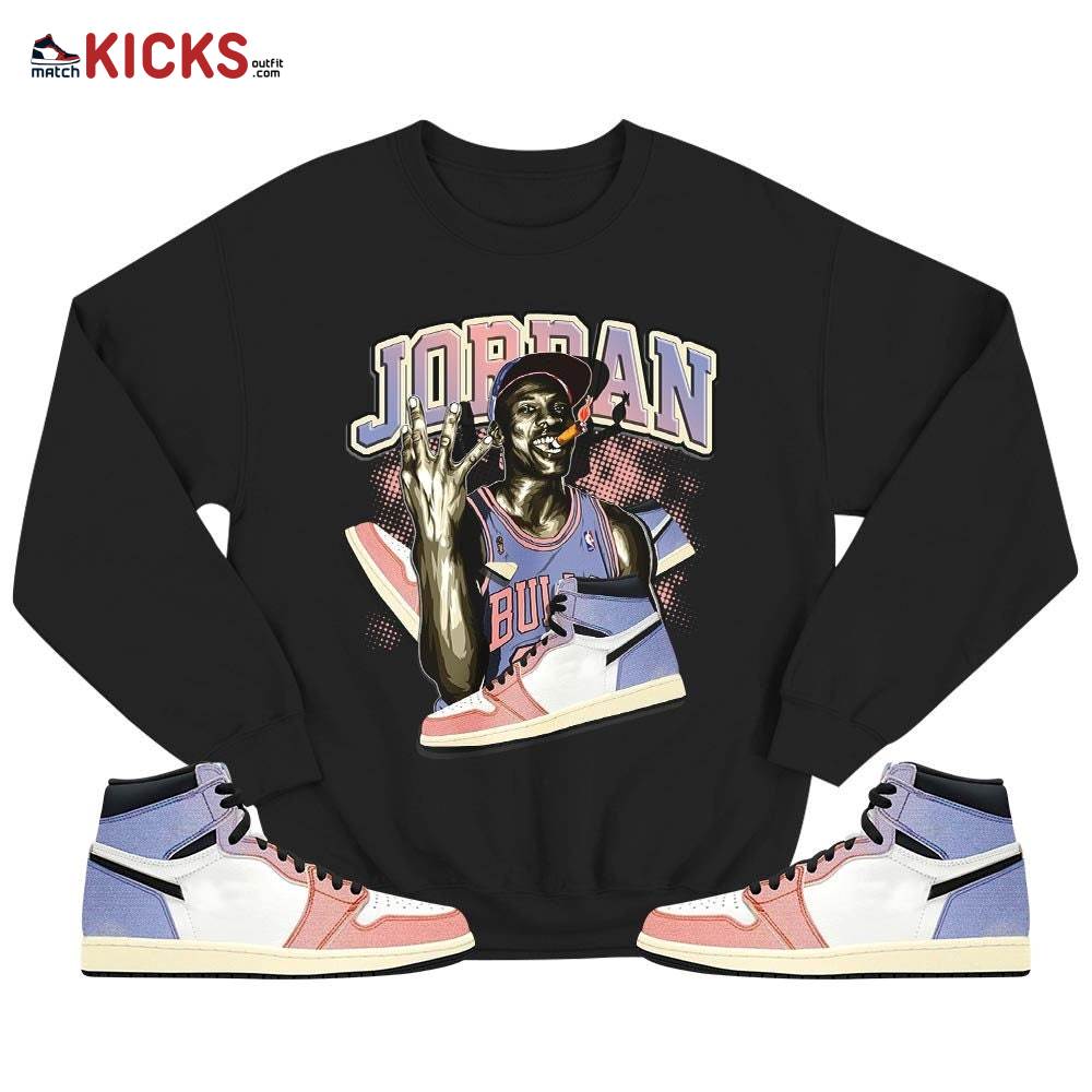 Jordan 23M Sneaker Shirt Match Retro Skyline 1s, Jordan 1 High OG Skyline MKO T-Shirt Jordan 23M Sneaker Shirt Match Retro Skyline 1s, Jordan 1 High OG Skyline MKO T-Shirt