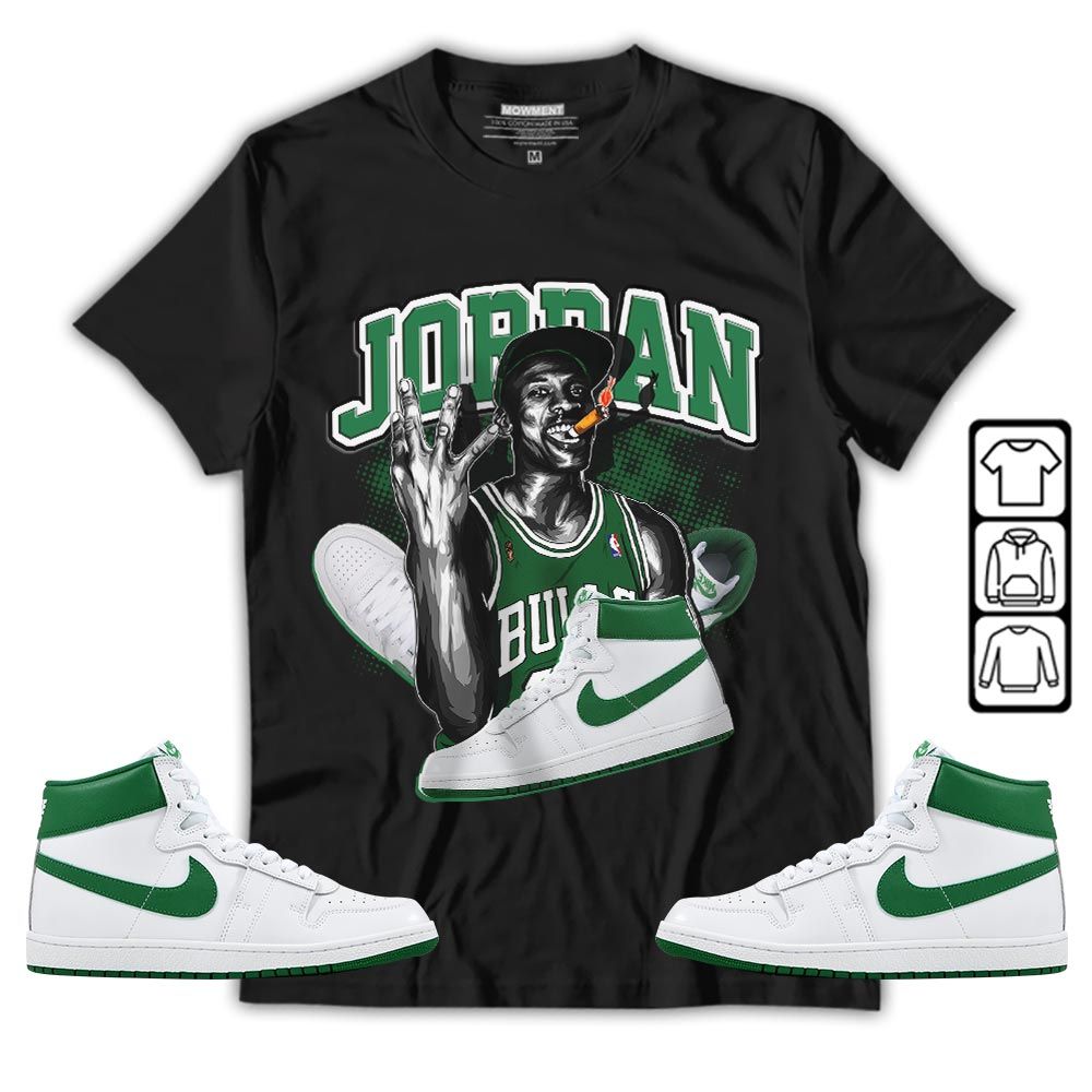 Jordan 23M Sneaker Shirt Match SP Pine Green, Air Ship SP Pine Green MKO T-Shirt Jordan 23M Sneaker Shirt Match SP Pine Green, Air Ship SP Pine Green MKO T-Shirt