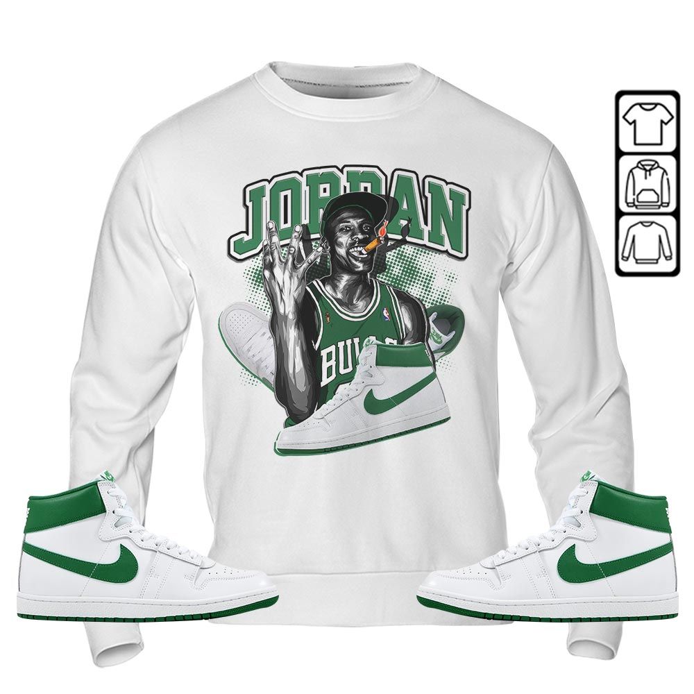Jordan 23M Sneaker Shirt Match SP Pine Green, Air Ship SP Pine Green MKO T-Shirt Jordan 23M Sneaker Shirt Match SP Pine Green, Air Ship SP Pine Green MKO T-Shirt