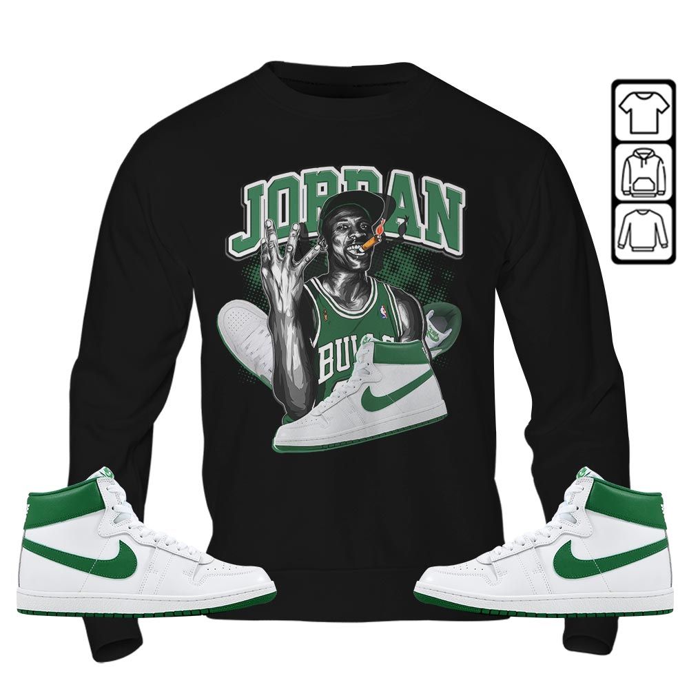 Jordan 23M Sneaker Shirt Match SP Pine Green, Air Ship SP Pine Green MKO T-Shirt Jordan 23M Sneaker Shirt Match SP Pine Green, Air Ship SP Pine Green MKO T-Shirt