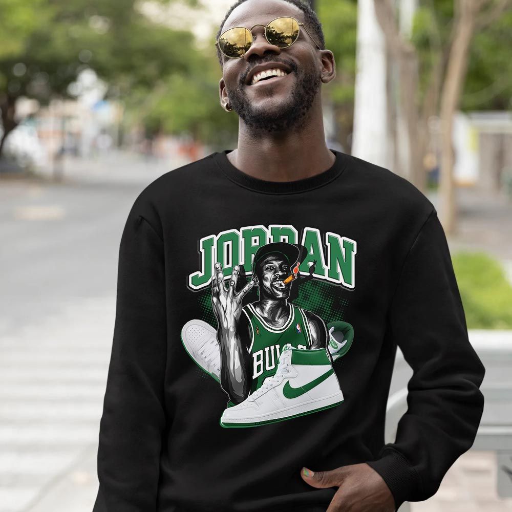 Jordan 23M Sneaker Shirt Match SP Pine Green, Air Ship SP Pine Green MKO T-Shirt Jordan 23M Sneaker Shirt Match SP Pine Green, Air Ship SP Pine Green MKO T-Shirt