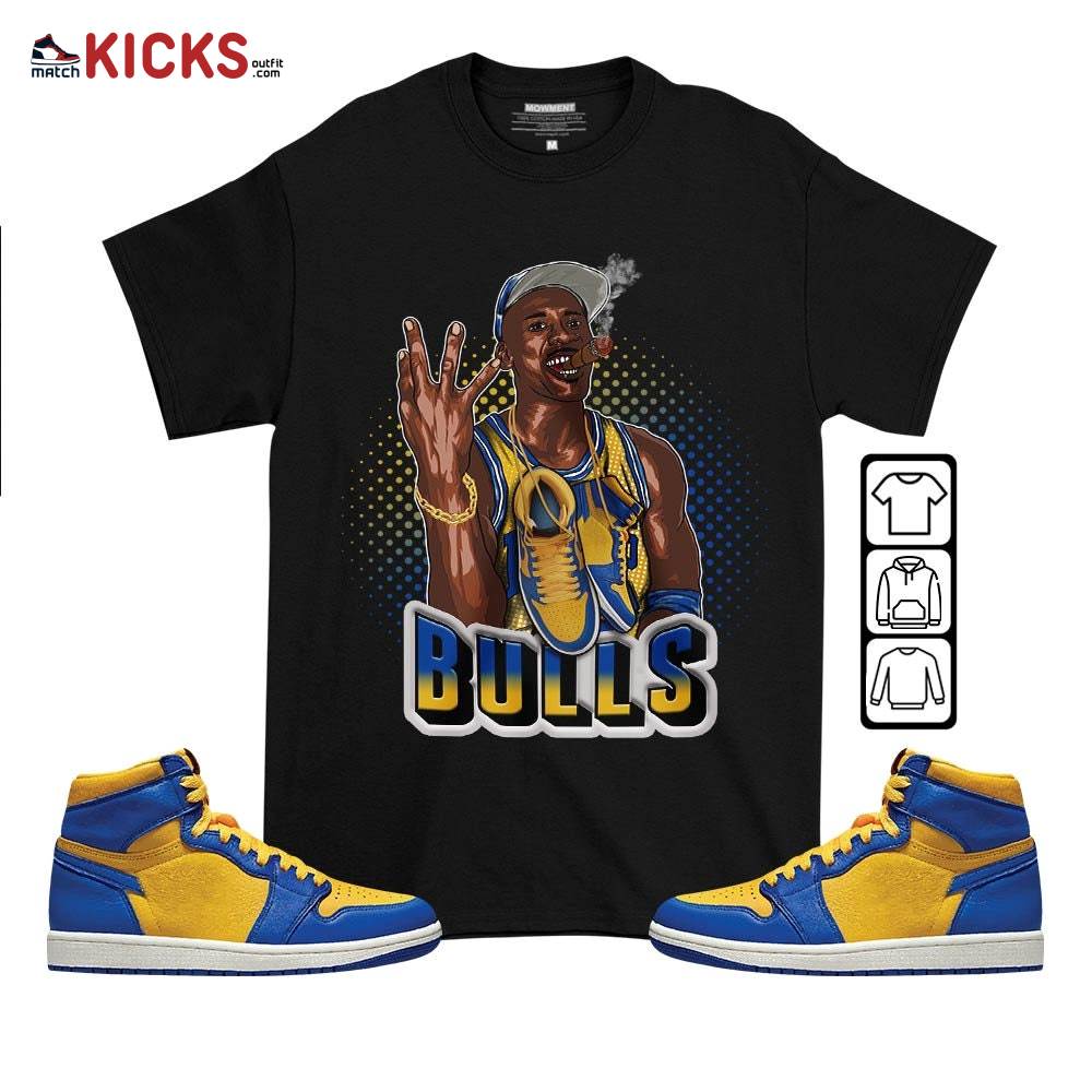 Jordan Cigar Sneaker Shirt Match 2023 Laney 1s, Jordan 1 Retro High Laney MKO T-Shirt