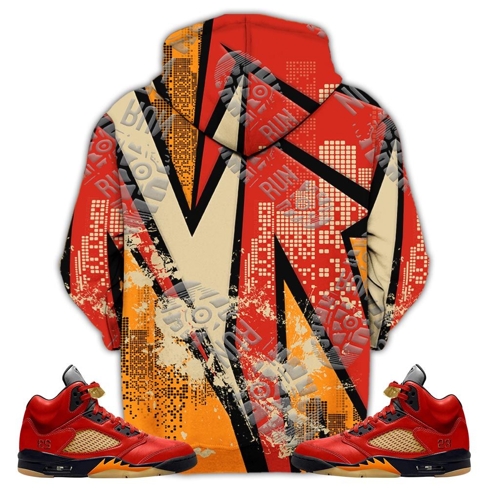 Jordan Cigar Sneaker Shirt Match 5 Dunk On Mars, Jordan 5 Mars For Her Hoodie Sweatshirt Tee All Over Print MKO Shirt