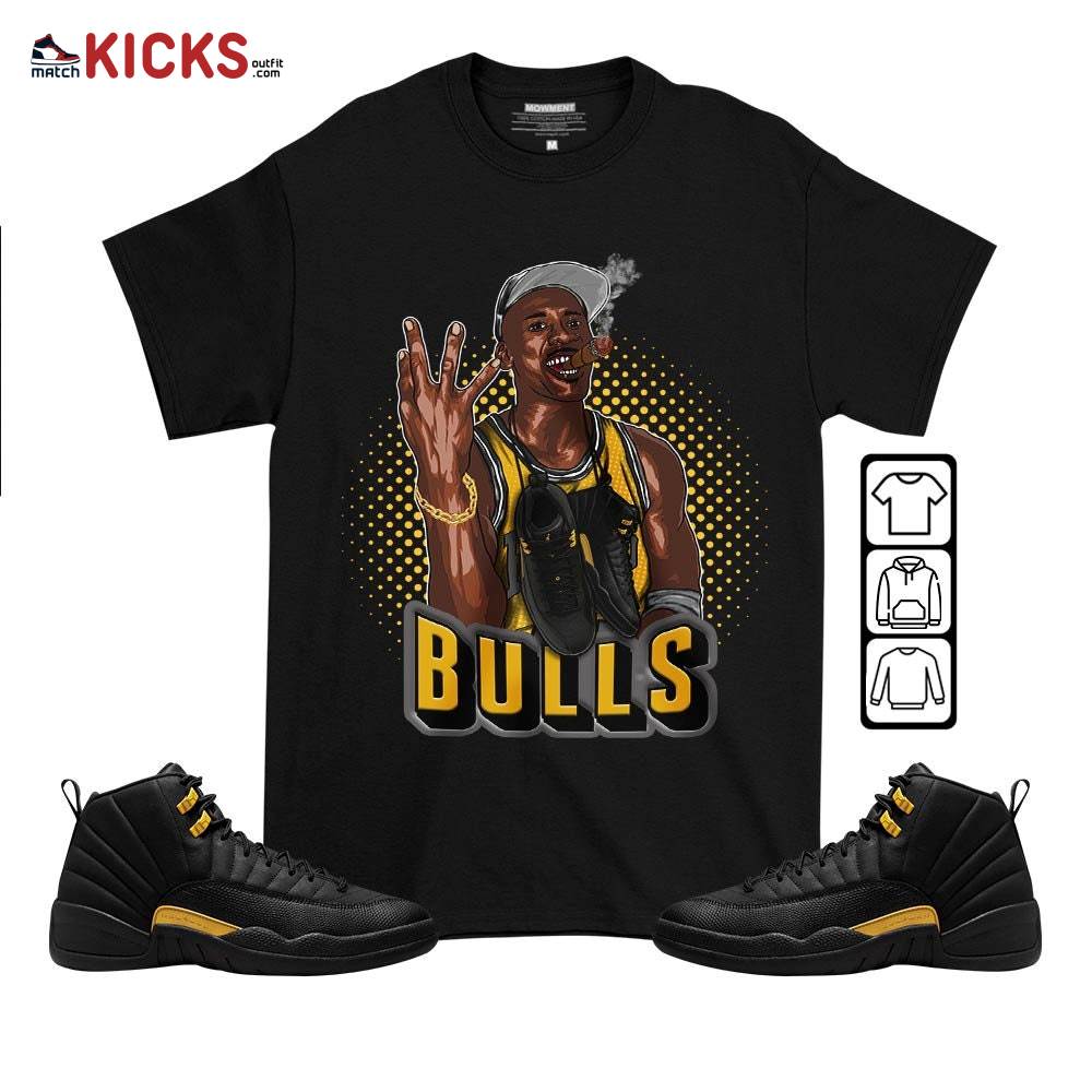 Jordan Cigar Sneaker Shirt Match Black Taxi 12s, Jordan 12 Retro Black Taxi MKO T-Shirt