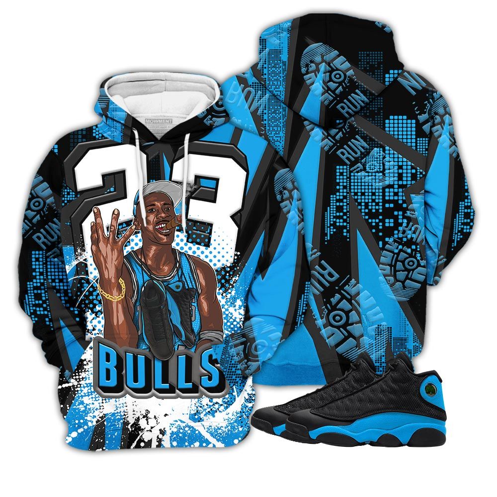 Jordan Cigar Sneaker Shirt Match Black University Blue 13S, Jordan 13 Black University Blue 2022 Hoodie Sweatshirt Tee All Over Print MKO Shirt Jordan Cigar Sneaker Shirt Match Black University Blue 13S, Jordan 13 Black University Blue 2022 Hoodie Sweatshirt Tee All Over Print MKO Shirt
