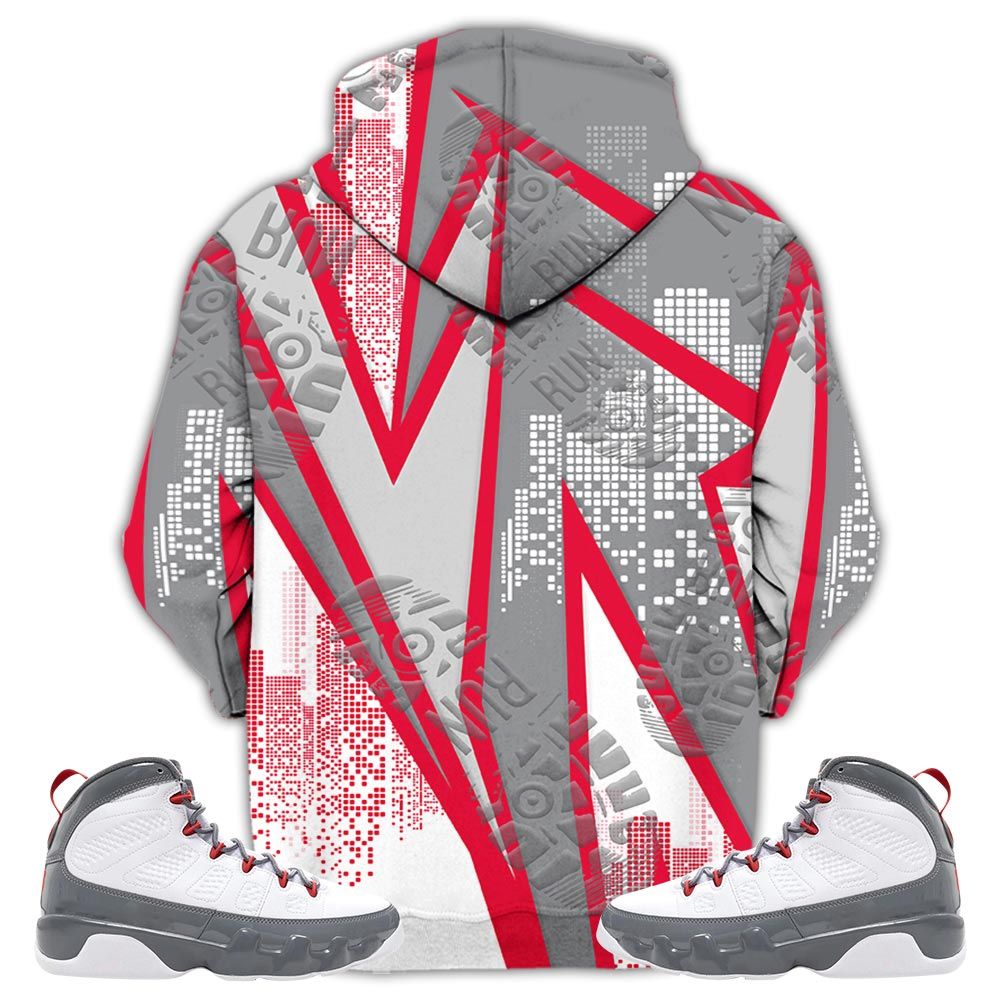 Jordan Cigar Sneaker Shirt Match Fire Red 9S, Jordan 9 Retro Fire Red Hoodie Sweatshirt Tee All Over Print MKO Shirt