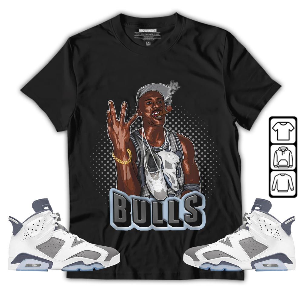 Jordan Cigar Sneaker Shirt Match Retro Cool Grey 6s, Jordan 6 Cool Grey MKO T-Shirt Jordan Cigar Sneaker Shirt Match Retro Cool Grey 6s, Jordan 6 Cool Grey MKO T-Shirt