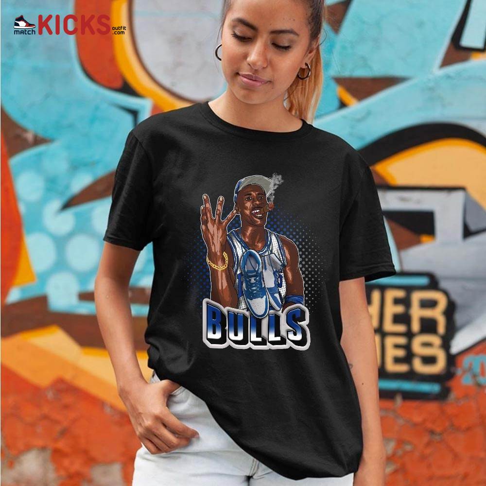 Jordan Cigar Sneaker Shirt Match True Blue 1s, Jordan 1 High OG True Blue MKO T-Shirt Jordan Cigar Sneaker Shirt Match True Blue 1s, Jordan 1 High OG True Blue MKO T-Shirt