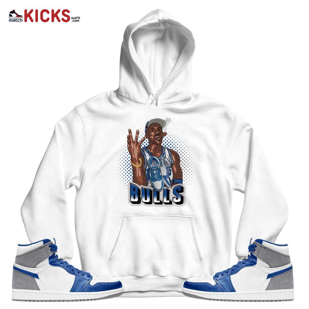 Jordan Cigar Sneaker Shirt Match True Blue 1s, Jordan 1 High OG True Blue MKO T-Shirt Jordan Cigar Sneaker Shirt Match True Blue 1s, Jordan 1 High OG True Blue MKO T-Shirt
