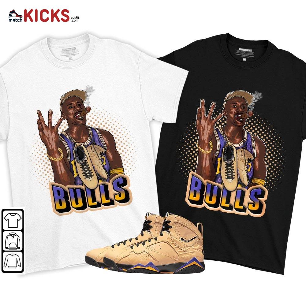 Jordan Cigar Sneaker Shirt Match Vachetta Tan 7s, Jordan 7 SE Afrobeats MKO T-Shirt Jordan Cigar Sneaker Shirt Match Vachetta Tan 7s, Jordan 7 SE Afrobeats MKO T-Shirt