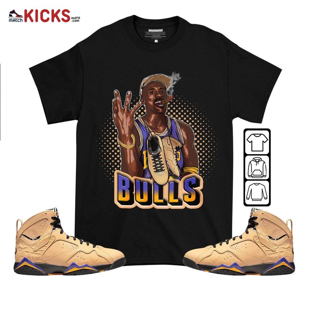 Jordan Cigar Sneaker Shirt Match Vachetta Tan 7s, Jordan 7 SE Afrobeats MKO T-Shirt