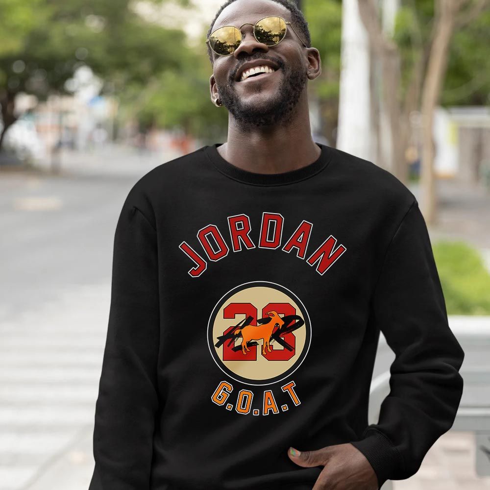 Jordan Goat Air Sneaker Shirt Match 5 Dunk On Mars, Jordan 5 Mars For Her MKO Sweatshirt Jordan Goat Air Sneaker Shirt Match 5 Dunk On Mars, Jordan 5 Mars For Her MKO Sweatshirt