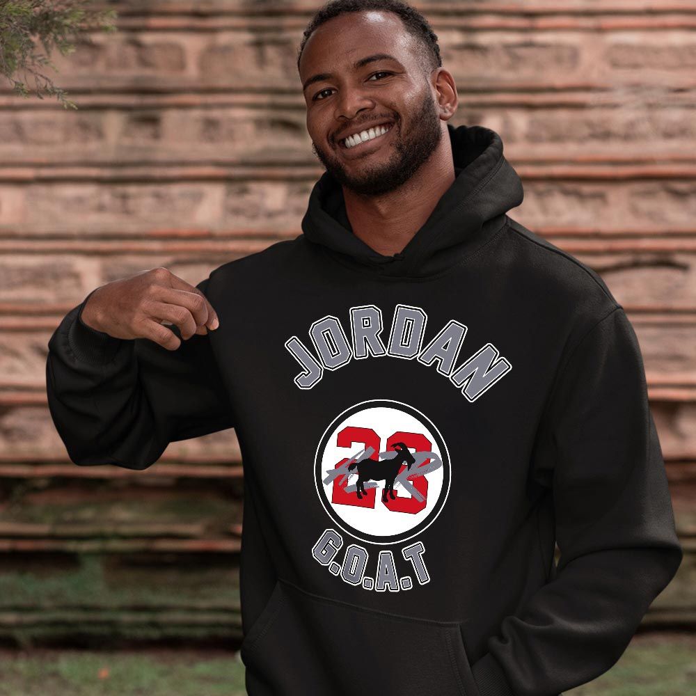 Jordan Goat Air Sneaker Shirt Match Black Flint 13s, Jordan Retro 13 Black Flint MKO Sweatshirt Jordan Goat Air Sneaker Shirt Match Black Flint 13s, Jordan Retro 13 Black Flint MKO Sweatshirt