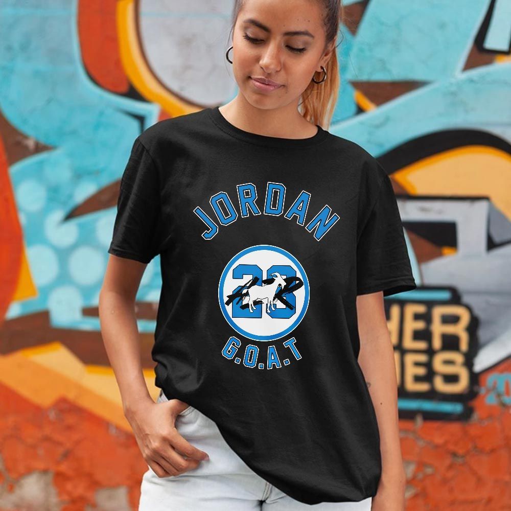 Jordan Goat Air Sneaker Shirt Match Black University Blue 13s, Jordan 13 Black University Blue 2022 MKO Sweatshirt Jordan Goat Air Sneaker Shirt Match Black University Blue 13s, Jordan 13 Black University Blue 2022 MKO Sweatshirt