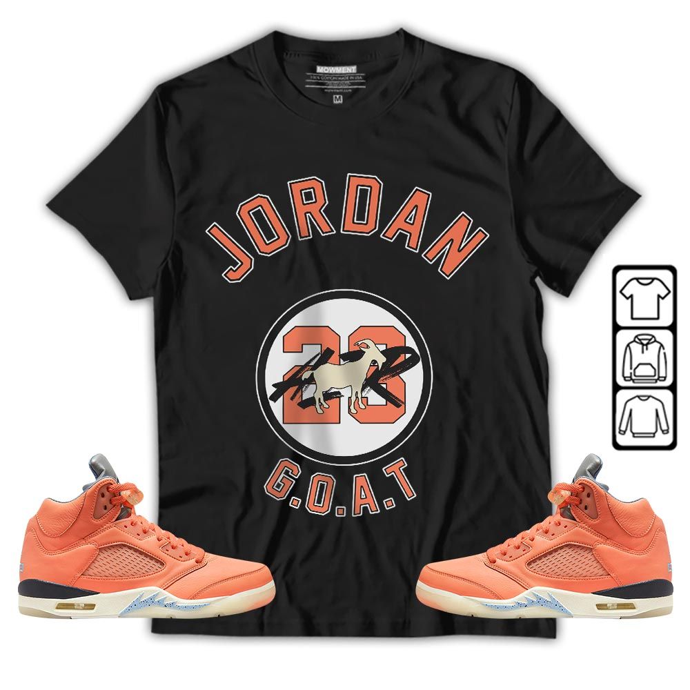 Jordan Goat Air Sneaker Shirt Match Crimson Bliss 5s, Jordan 5 DJ Khaled Crimson Bliss MKO T-Shirt