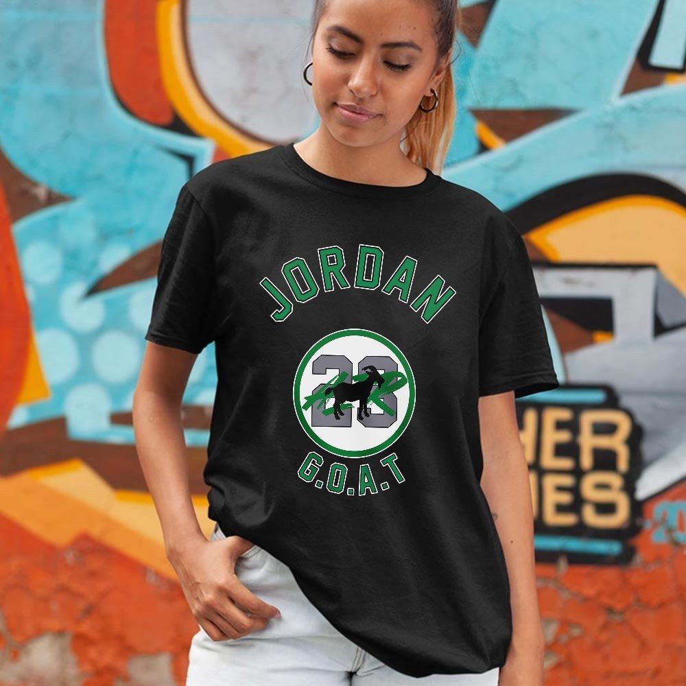 Jordan Goat Air Sneaker Shirt Match Lucky Green 2s, Jordan 2 Lucky Green MKO T-Shirt Jordan Goat Air Sneaker Shirt Match Lucky Green 2s, Jordan 2 Lucky Green MKO T-Shirt