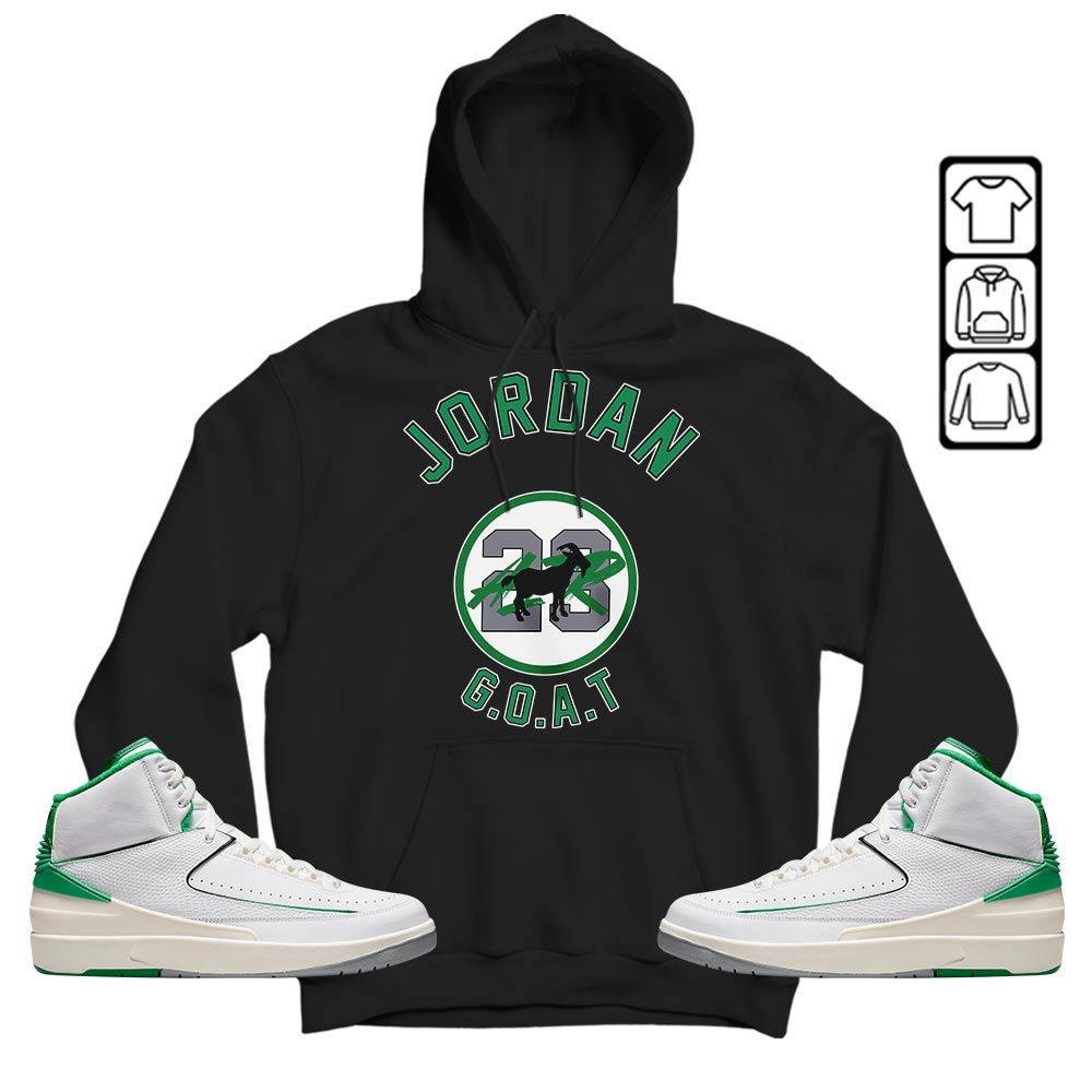 Jordan Goat Air Sneaker Shirt Match Lucky Green 2s, Jordan 2 Lucky Green MKO T-Shirt Jordan Goat Air Sneaker Shirt Match Lucky Green 2s, Jordan 2 Lucky Green MKO T-Shirt