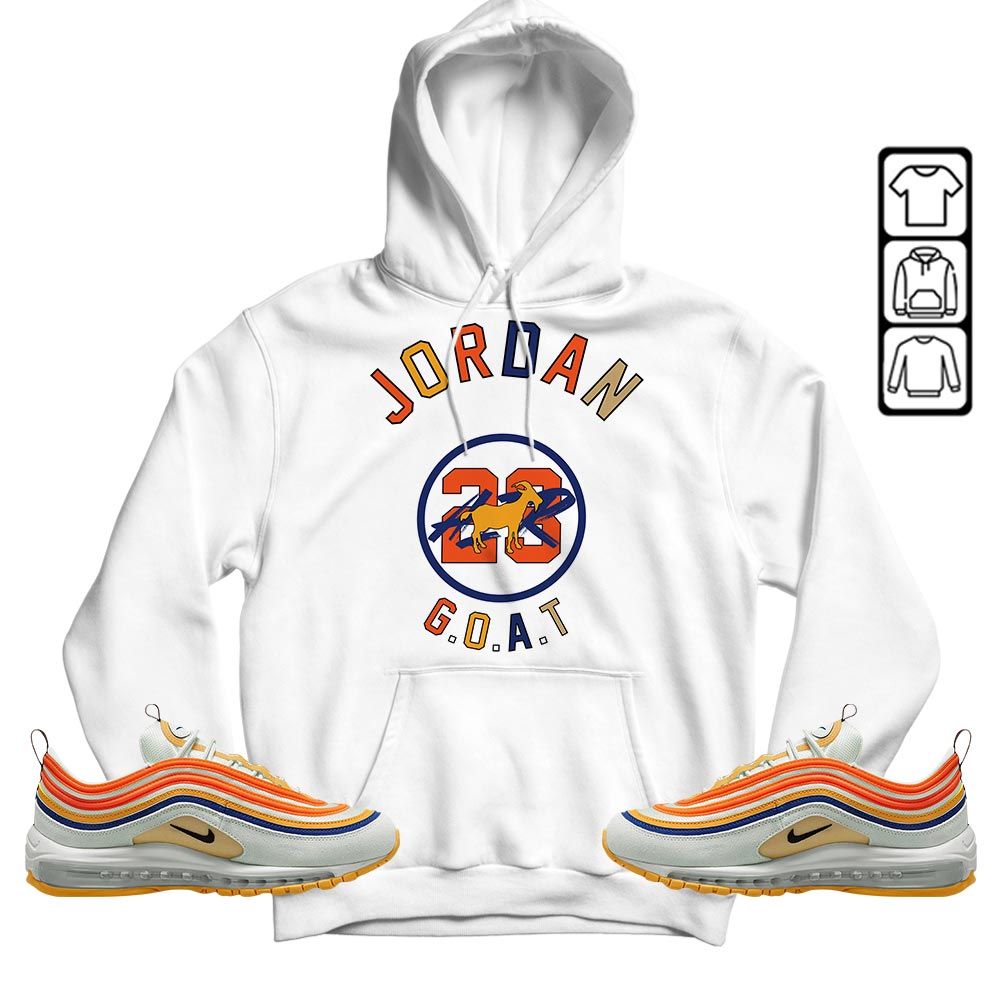 Jordan Goat Air Sneaker Shirt Match Max 97 Frank Rudy, Air Max 97 SE Air Pressure MKO T-Shirt