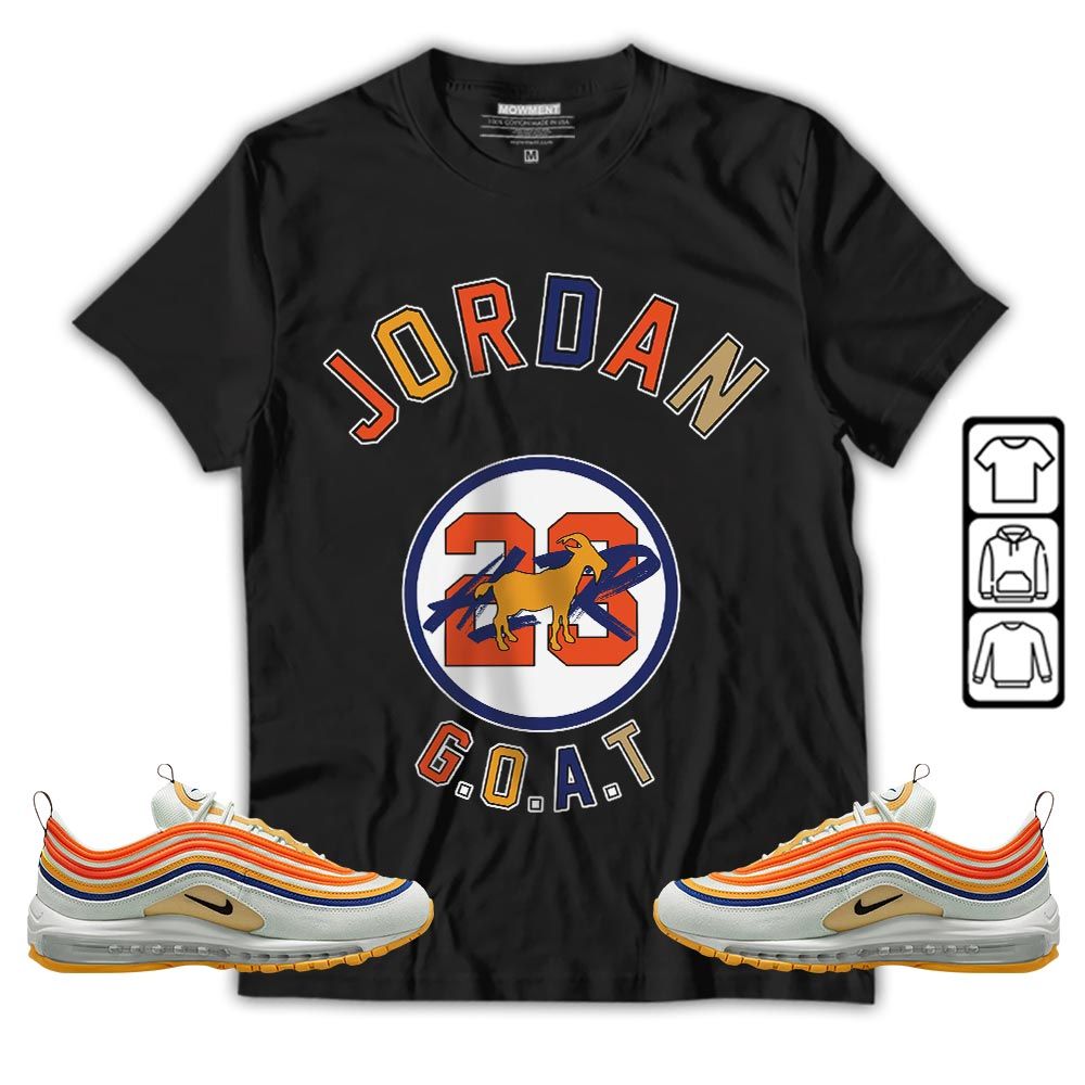 Jordan Goat Air Sneaker Shirt Match Max 97 Frank Rudy, Air Max 97 SE Air Pressure MKO T-Shirt
