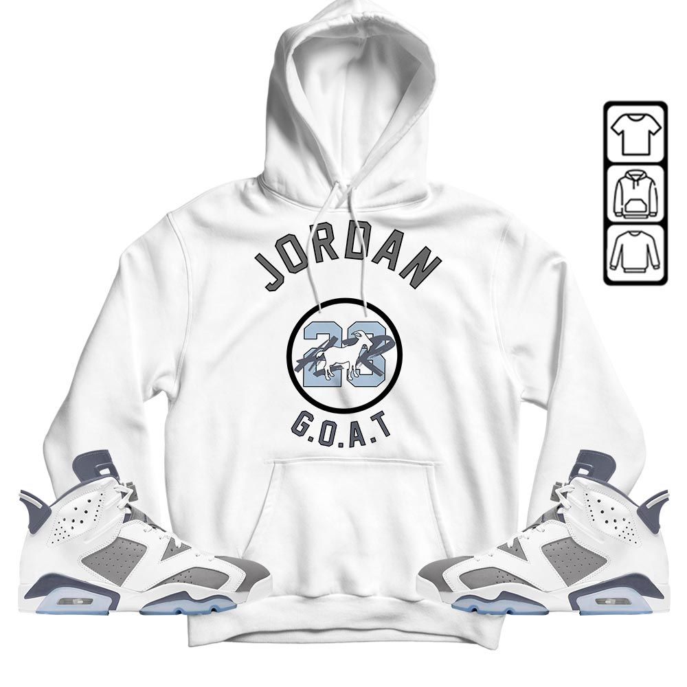 Jordan Goat Air Sneaker Shirt Match Retro Cool Grey 6s, Jordan 6 Cool Grey MKO T-Shirt