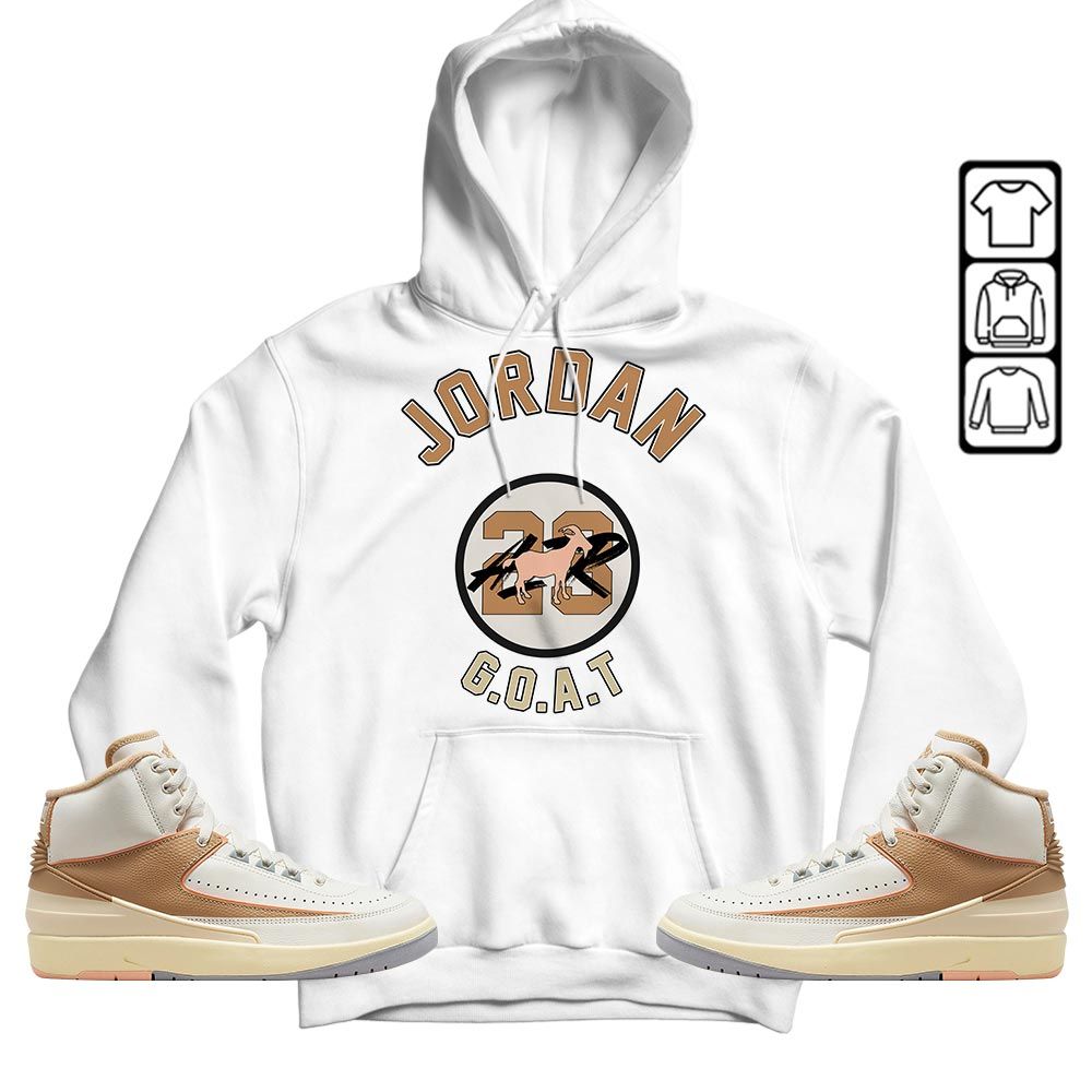 Jordan Goat Air Sneaker Shirt Match Retro Craft 2s, Jordan 2 Craft MKO T-Shirt