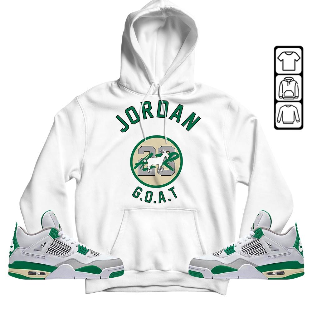 Jordan Goat Air Sneaker Shirt Match Retro Pine Green 4s, Jordan 4 Pine Green MKO T-Shirt