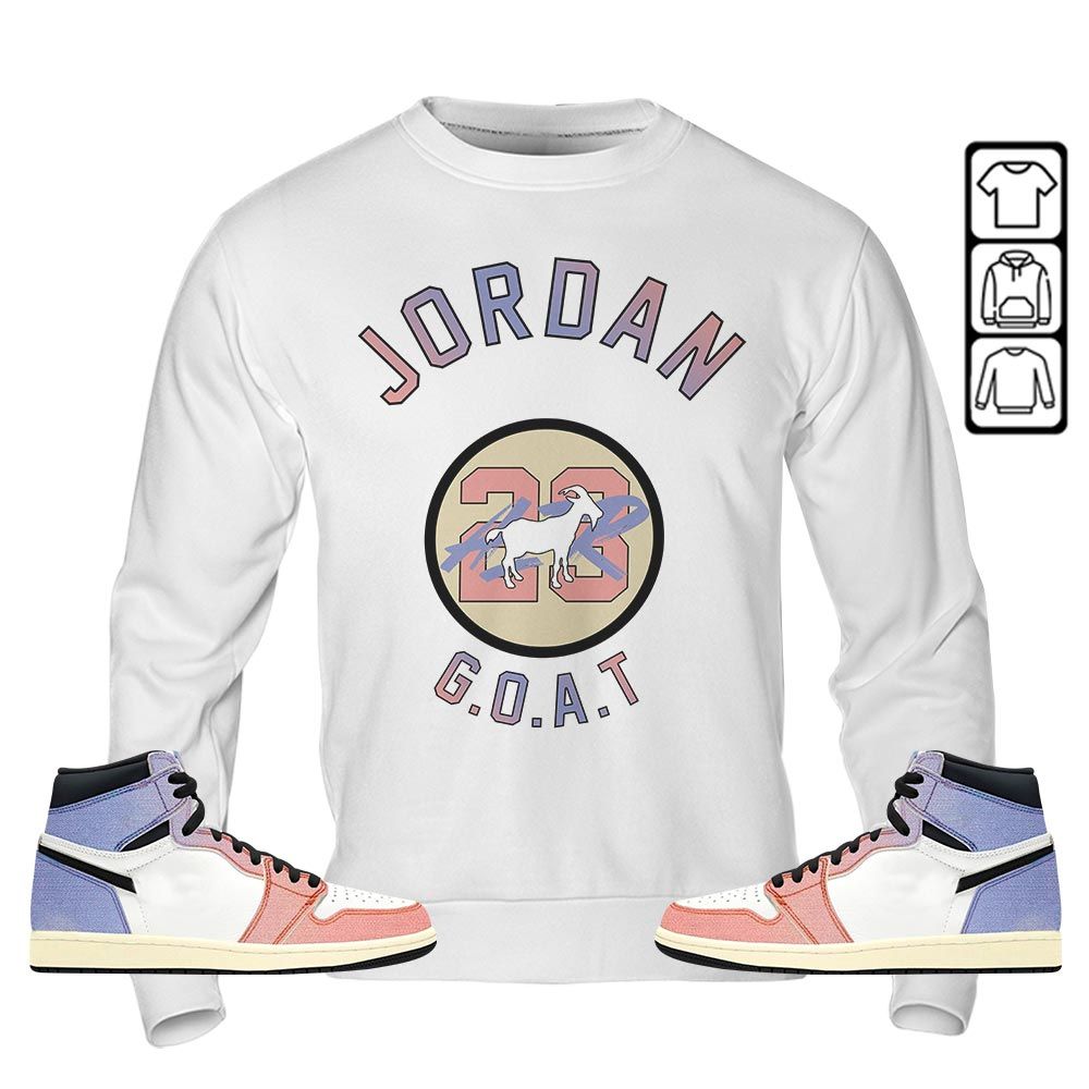 Jordan Goat Air Sneaker Shirt Match Retro Skyline 1s, Jordan 1 High OG Skyline MKO T-Shirt Jordan Goat Air Sneaker Shirt Match Retro Skyline 1s, Jordan 1 High OG Skyline MKO T-Shirt