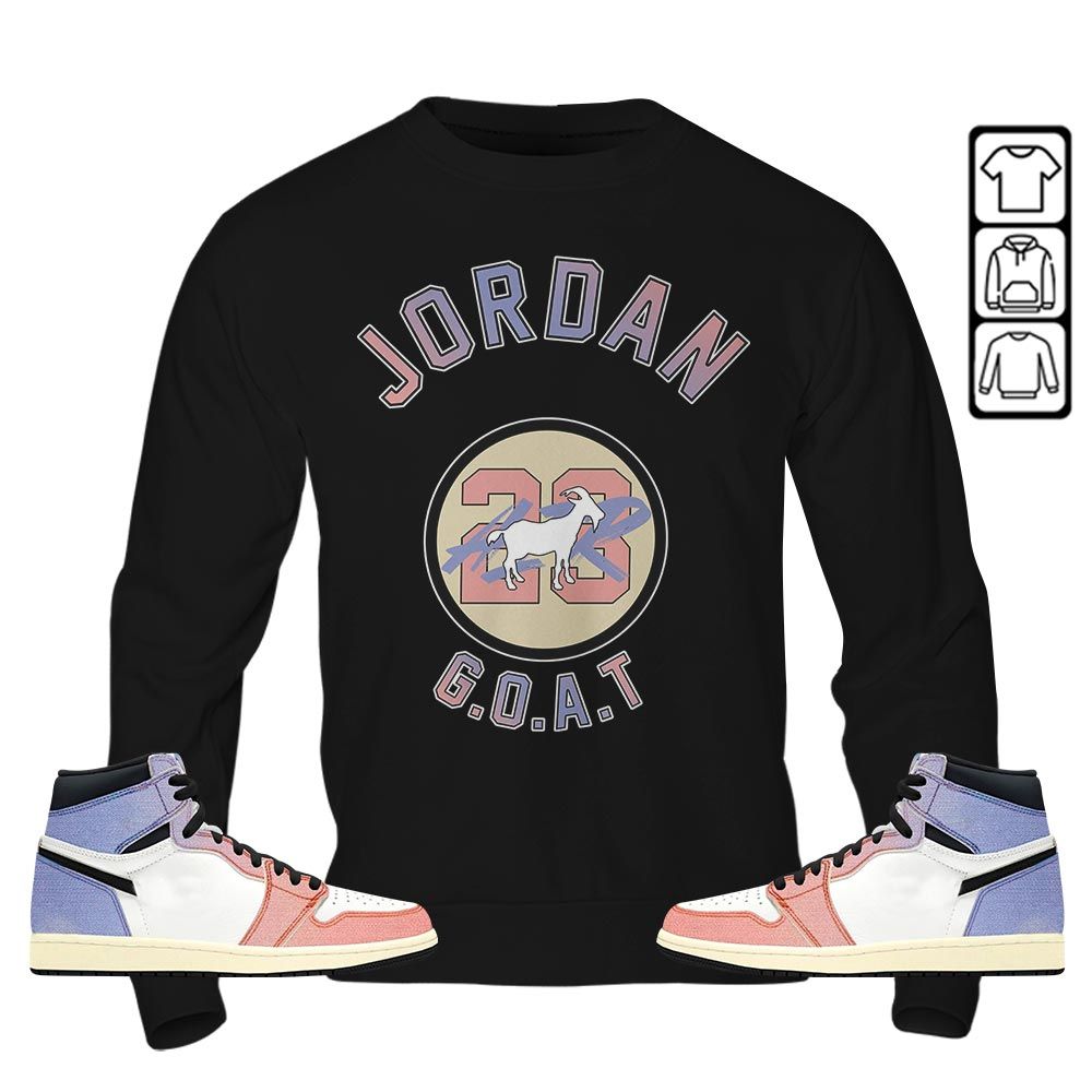 Jordan Goat Air Sneaker Shirt Match Retro Skyline 1s, Jordan 1 High OG Skyline MKO T-Shirt Jordan Goat Air Sneaker Shirt Match Retro Skyline 1s, Jordan 1 High OG Skyline MKO T-Shirt