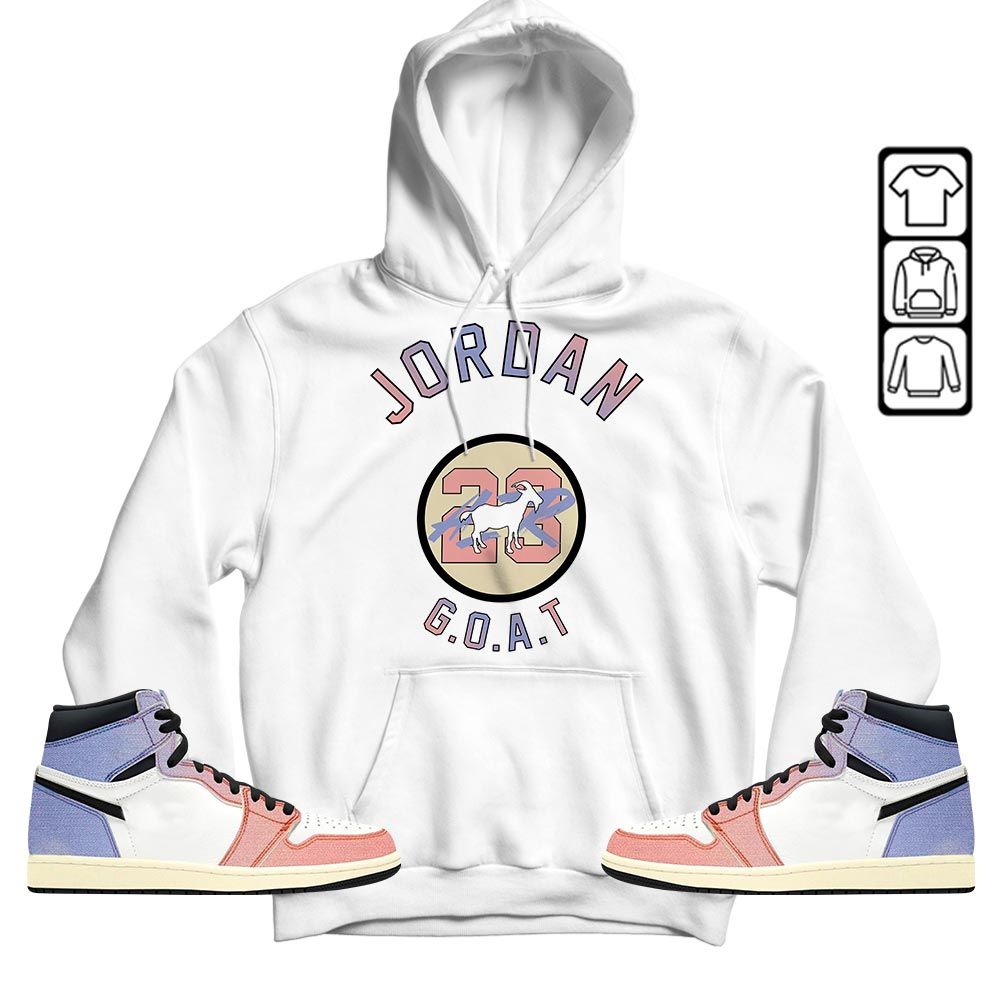 Jordan Goat Air Sneaker Shirt Match Retro Skyline 1s, Jordan 1 High OG Skyline MKO T-Shirt