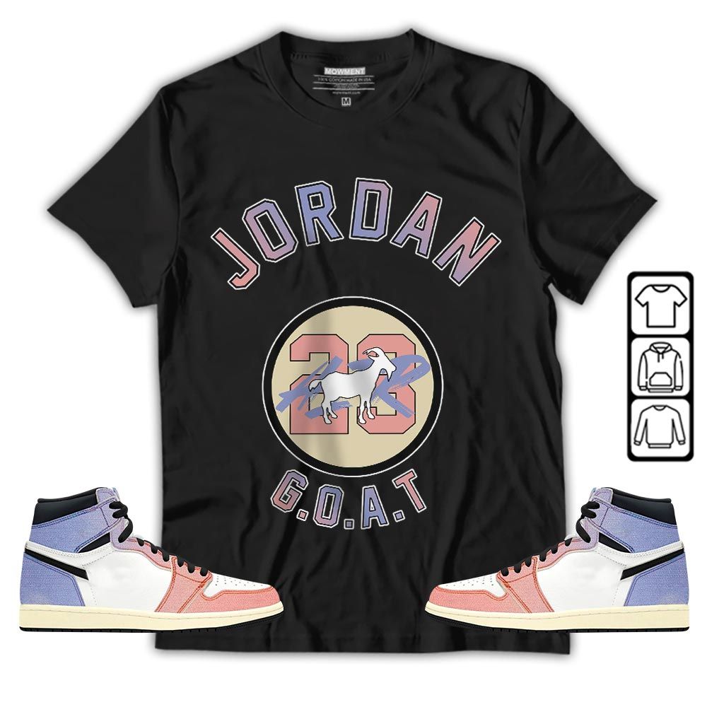 Jordan Goat Air Sneaker Shirt Match Retro Skyline 1s, Jordan 1 High OG Skyline MKO T-Shirt