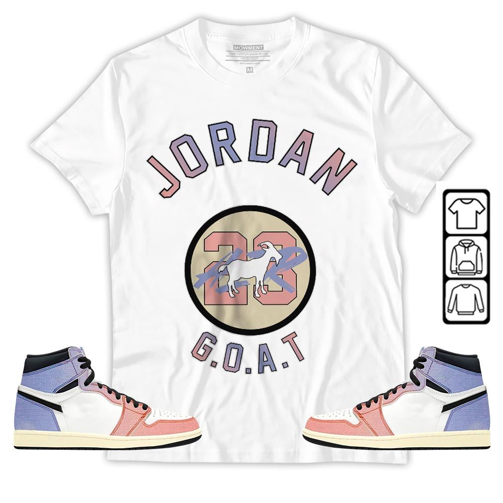 Jordan Goat Air Sneaker Shirt Match Retro Skyline 1s, Jordan 1 High OG Skyline MKO T-Shirt Jordan Goat Air Sneaker Shirt Match Retro Skyline 1s, Jordan 1 High OG Skyline MKO T-Shirt