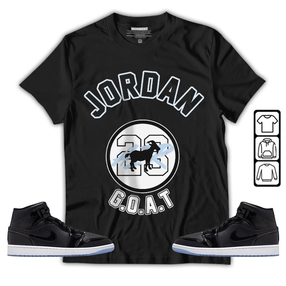 Jordan Goat Air Sneaker Shirt Match Space Jam 1s, Jordan 1 Mid Space Jam MKO T-Shirt Jordan Goat Air Sneaker Shirt Match Space Jam 1s, Jordan 1 Mid Space Jam MKO T-Shirt