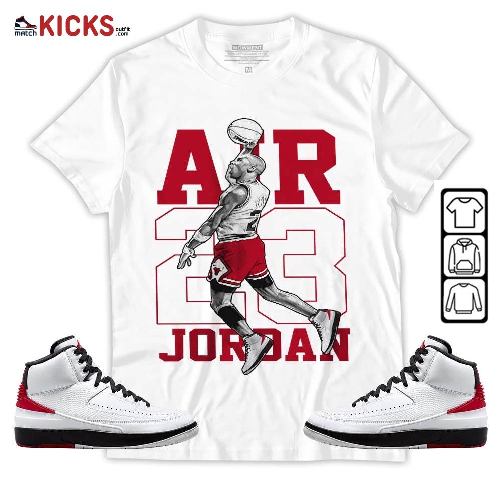 Jordan Goat Number 23 Sneaker Shirt Match 2 Chicago Varsity Red, Jordan Retro 2 Chicago MKO Sweatshirt Jordan Goat Number 23 Sneaker Shirt Match 2 Chicago Varsity Red, Jordan Retro 2 Chicago MKO Sweatshirt
