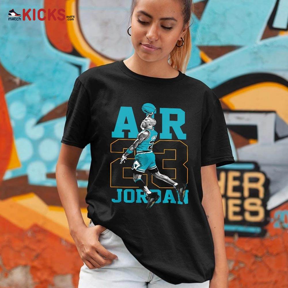 Jordan Goat Number 23 Sneaker Shirt Match 2023 Retro Aqua 5s, Jordan 5 Aqua MKO T-Shirt Jordan Goat Number 23 Sneaker Shirt Match 2023 Retro Aqua 5s, Jordan 5 Aqua MKO T-Shirt