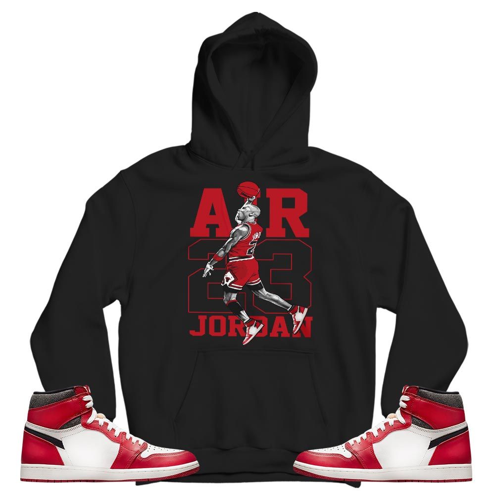 Jordan Goat Number 23 Sneaker Shirt Match High OG Chicago 1s, Jordan 1 Lost Found Chicago MKO T-Shirt