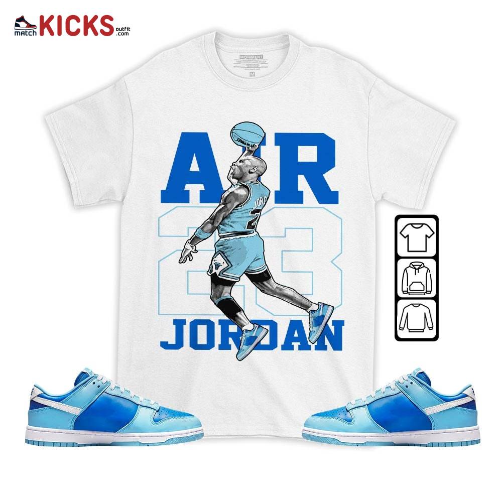 Jordan Goat Number 23 Sneaker Shirt Match Low Argon 2022, Dunk Low Argon MKO T-Shirt Jordan Goat Number 23 Sneaker Shirt Match Low Argon 2022, Dunk Low Argon MKO T-Shirt