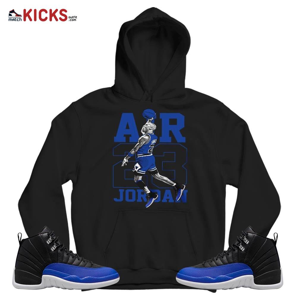 Jordan Goat Number 23 Sneaker Shirt Match Retro Hyper Royal 12s, Jordan 12 Hyper Royal MKO T-Shirt Jordan Goat Number 23 Sneaker Shirt Match Retro Hyper Royal 12s, Jordan 12 Hyper Royal MKO T-Shirt