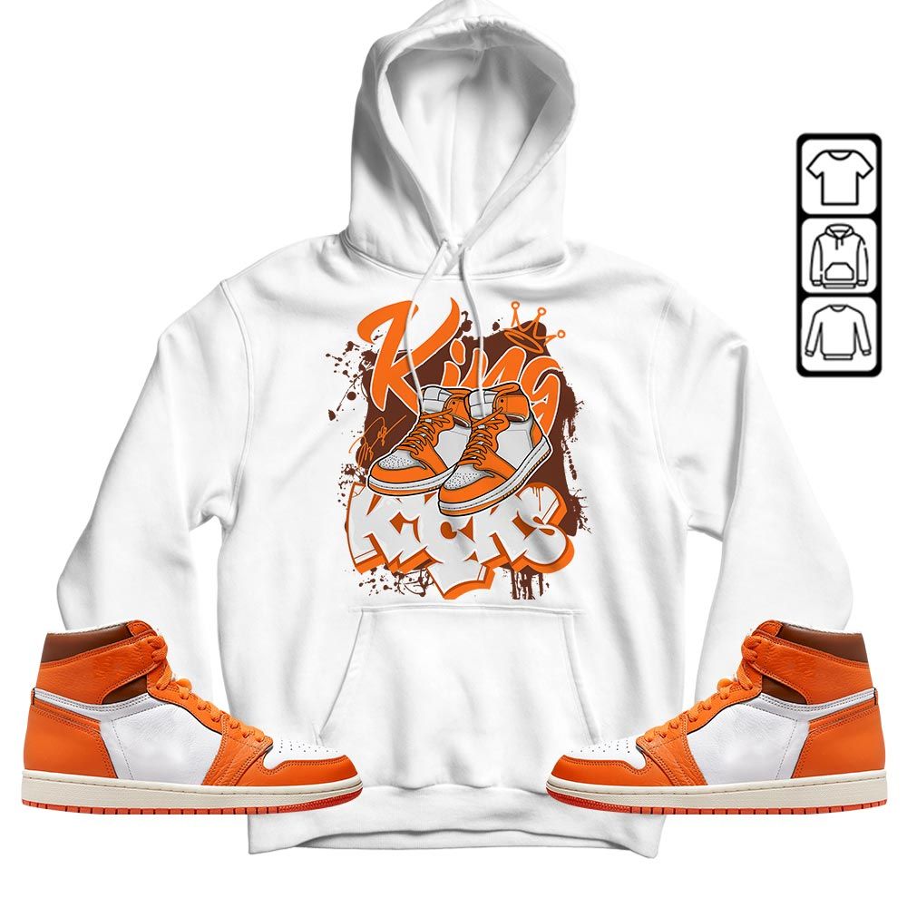 King Kicks 90s Sneaker Shirt Match High OG Starfish 1s, Jordan 1 Retro High OG Starfish MKO T-Shirt