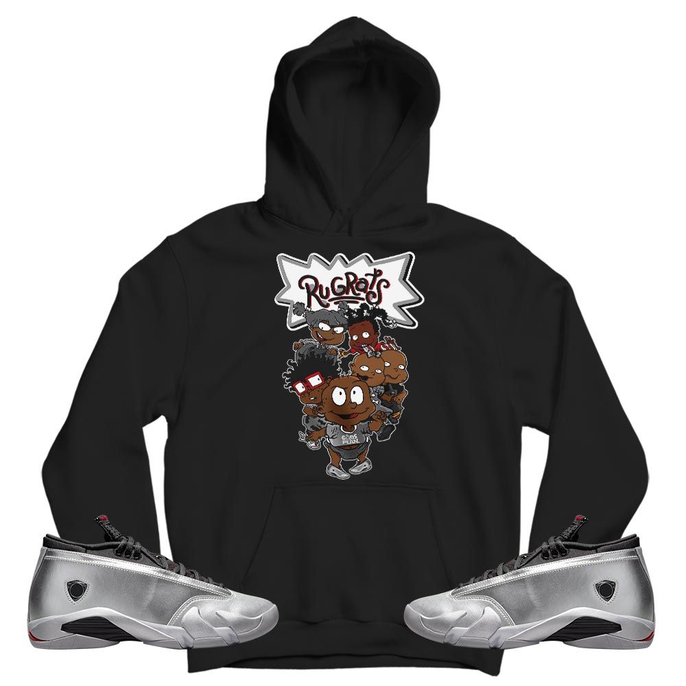Knock knock Rugrats Sneaker Shirt Match 14 Low Metallic Silver, Jordan 14 Metallic Silver MKO T-Shirt