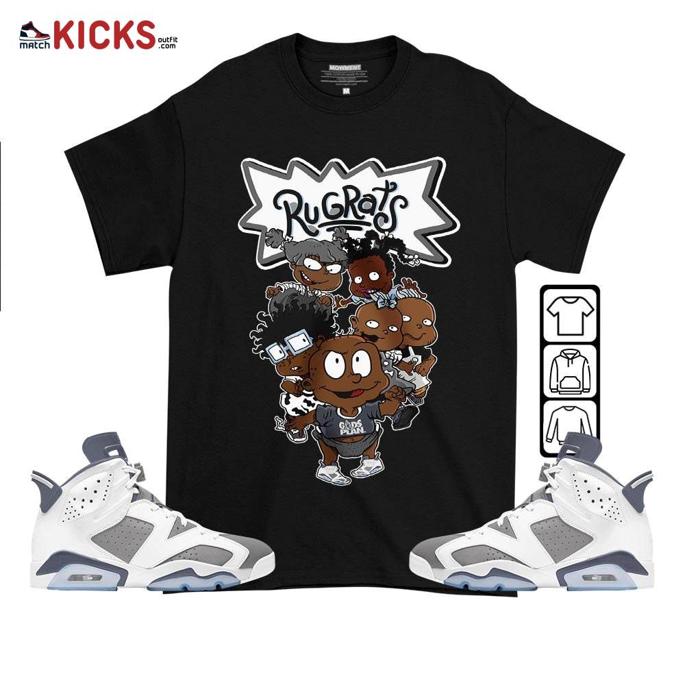 Knock, knock Rugrats Sneaker Shirt Match Retro Cool Grey 6s, Jordan 6 Cool Grey MKO T-Shirt