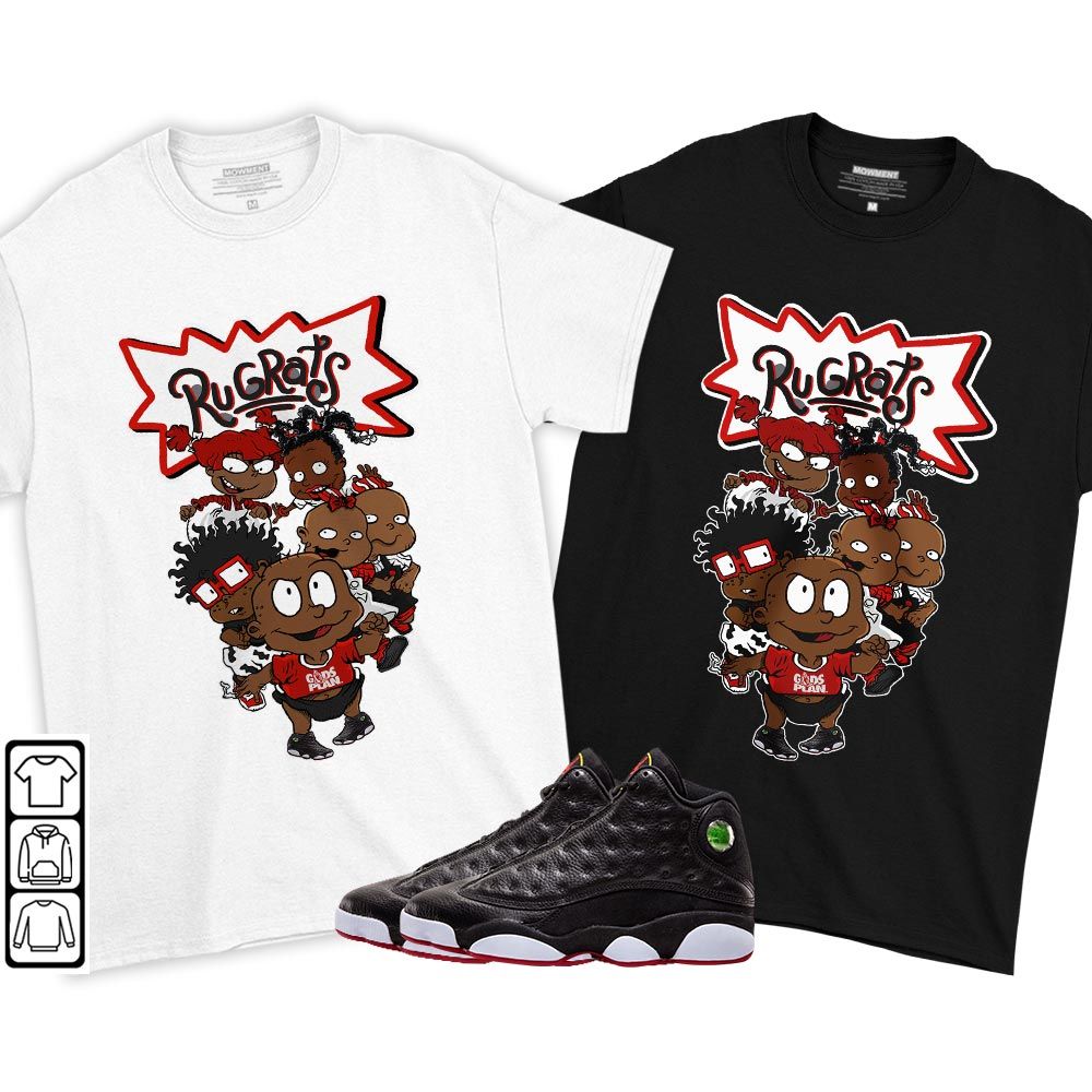 Knock knock Rugrats Sneaker Shirt Match Retro Playoffs 13s, Jordan 13 Playoffs MKO T-Shirt Knock knock Rugrats Sneaker Shirt Match Retro Playoffs 13s, Jordan 13 Playoffs MKO T-Shirt